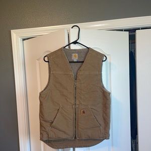 Carharrt Sherpa Lined Work Duck Vest